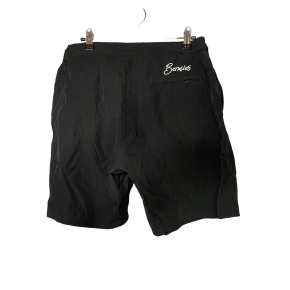 Bermies Performance Shorts XL Mens Black Drawstring Fitness Beach Casual Active - Picture 5 of 7